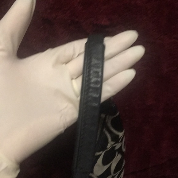 Gray and Black Coach hobo bag - Picture 3 of 11